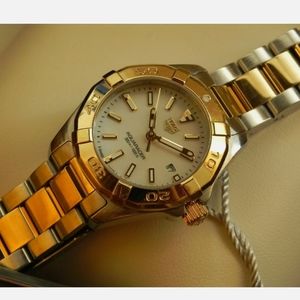 Tag Heuer Luxury Women's Aquaracer WBD-1420 18k Go